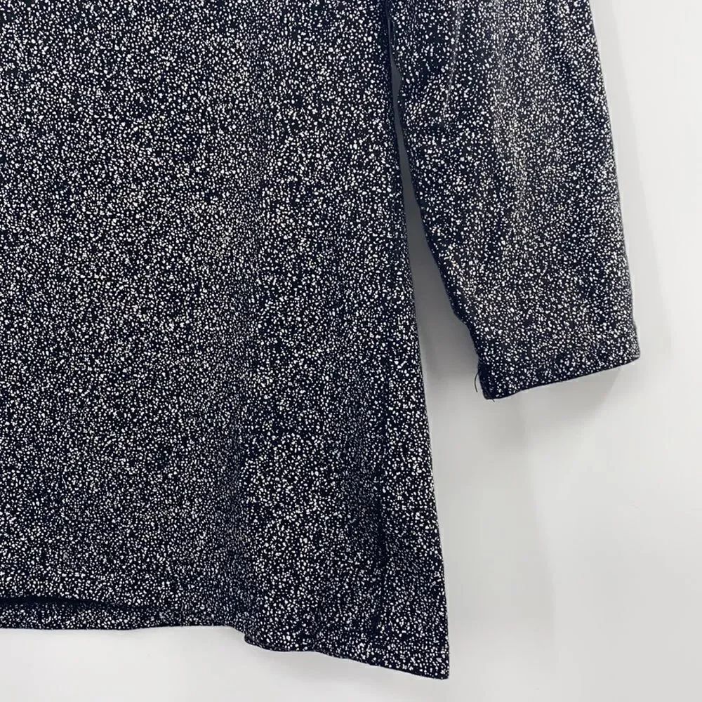 3For$20 Rebecca Malone Blk/Wht Speck Top size: S - Picture 4 of 6